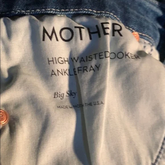 MOTHER Blue Ankle & Cropped Jeans - Picture 6 of 9